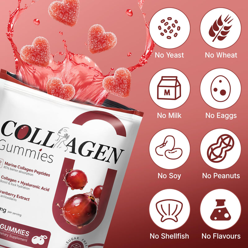 5000mg Hydrolyzed Marine Collagen -120 Count, Type I II III Collagen