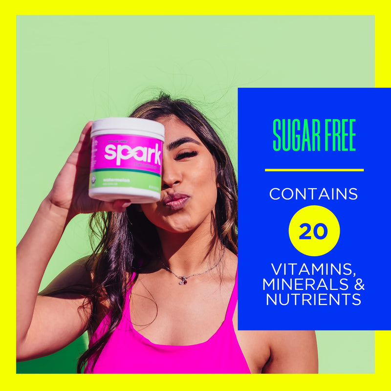 [Australia] - AdvoCare Spark Vitamin & Amino Acid Supplement - Focus & Energy Supplement Mix - Powdered Energy Supplement Mix - Powder Supplement Mix - Amino Acids - Watermelon - 10.5 oz 