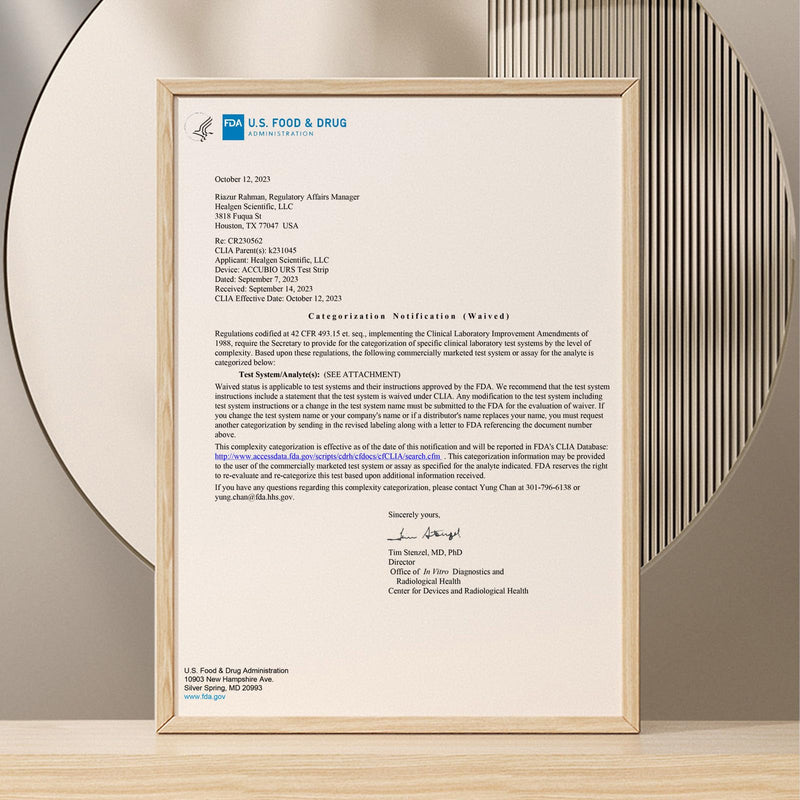 UTI Test Strips, Urinary Tract Infection Testing Kit, Home Rapid Detection for Leukocytes and Nitrite, at Home UTI Testing, Clean Grip Handle, UTI Test Kit Individually Wrapped, 25 Strips 25 Count