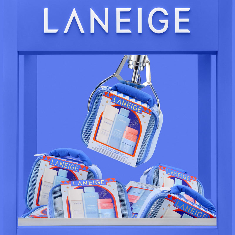[Australia] - LANEIGE Lip Sleeping Mask: Nourish, Hydrate, Vitamin C, Murumuru & Shea Butter, Antioxidants, Flaky, Dry Lips Hydration to Go Set 
