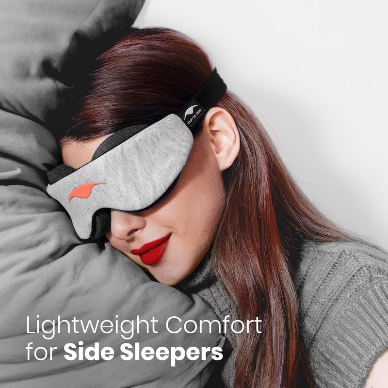 [Australia] - Manta Slim Sleep Mask ‚Äì Ultra-Light Blackout Eye Mask with Adjustable Eye Cups, Soft Strap for Comfortable Sleep, Minimalist Design for Better Rest 