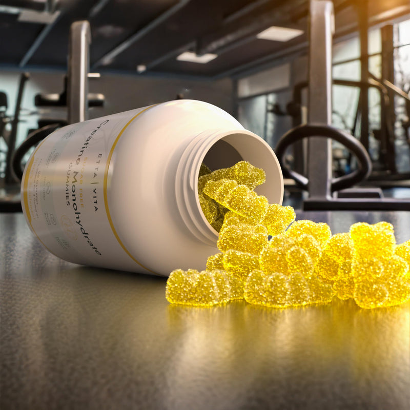 [Australia] - Sugar-Free Creatine Monohydrate Gummies (1g/gummy for Intake Control) Potent Creatine Gummies for Women & Men, Creatine Supplement for Muscle Support, Cellular Energy & Cognitive Function, Gluten-Free Creatine Muscle Growth 