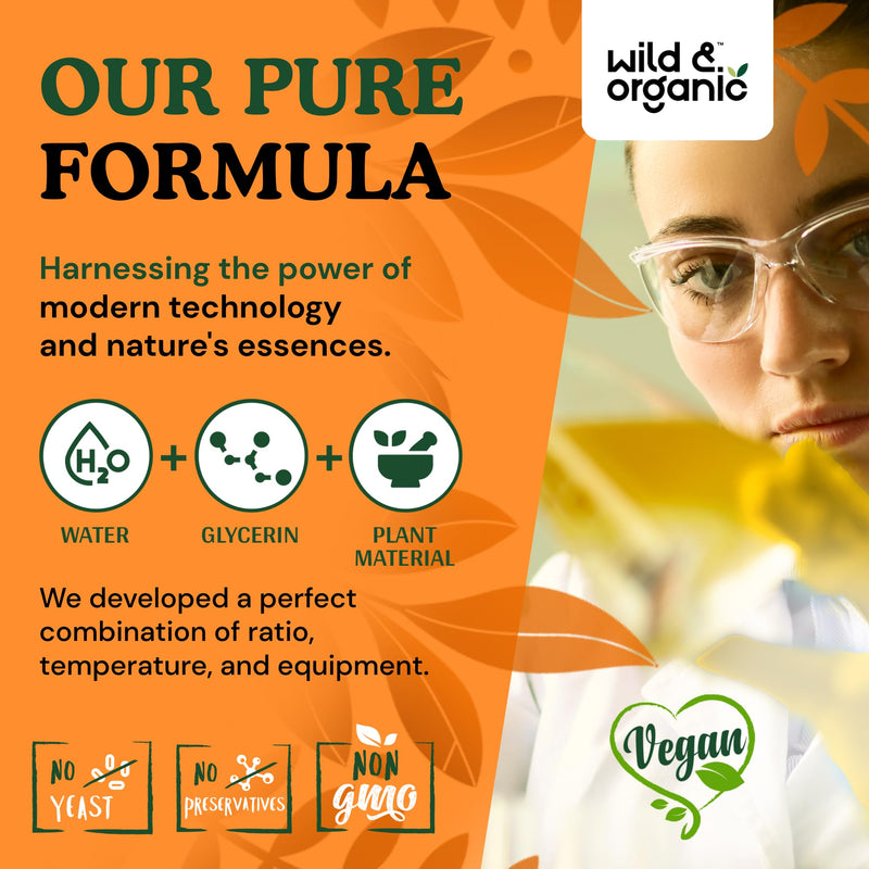 [Australia] - Wild & Organic Stinging Nettle Leaf Extract Drops - Urinary Tract Support - Liquid Stinging Nettle Supplement - Urtica Dioica Tincture - 2-Month Supply - Vegan, Sugar & Alcohol-Free - 2 fl oz 2 Fl Oz (Pack of 1) 