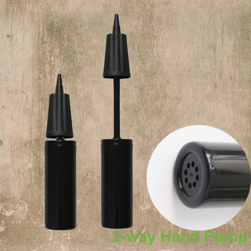 [Australia] - Hand Air Pump,Two-Way Hand Yoga Ball Pump, 9 Inch Double Action Hand Pump Inflator for Exercise Balls, Swimming Ring,Balloons and Inflatable Balls 