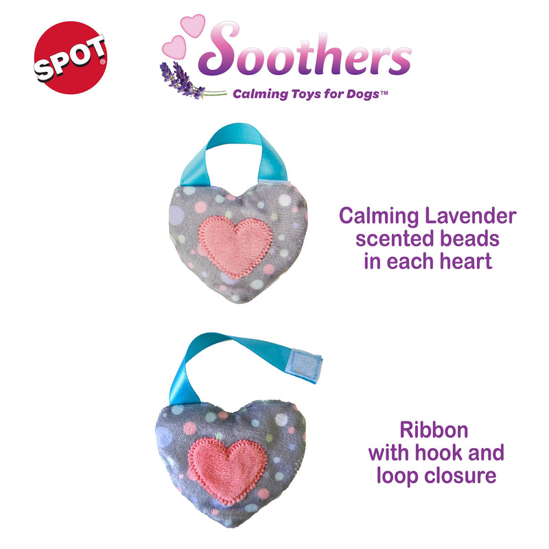 SPOT Soothers- On The Go Sachets- Separation Anxiety Toys for Dogs & Puppies, Scented with Calming Lavender Fragrance Beads to Safely Calm Pets During Travel and Vet Visits, 2pcs - PawsPlanet Australia