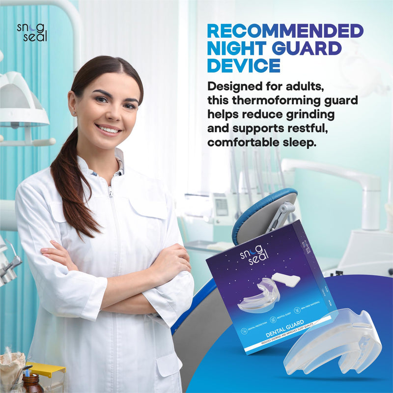 [Australia] - Dental Guard 2-Pack – Reusable BPA-Free Medical-Grade Material – Custom Fit – Nighttime Teeth Grinding Protection for Men and Women 