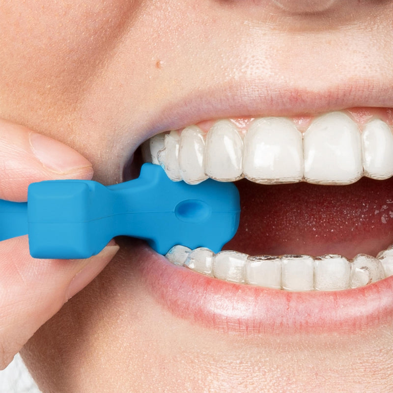[Australia] - Invisalign Munchies EPS Aligner and Retainer Tray Seaters, Aligner Chewies (Pack of 2) (Blue) Blue 