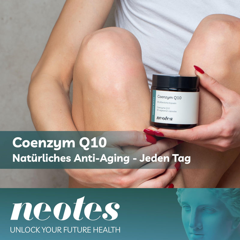 [Australia] - neotes Longevity Q10 capsules high dose 100mg - Coenzyme Q10 high dose - Q10 capsules vegan - 2 month supply - 60 pieces - Coenzyme Q10 100mg high dose - Q10 Ubiquinone - Coenzyme Q10 100mg 