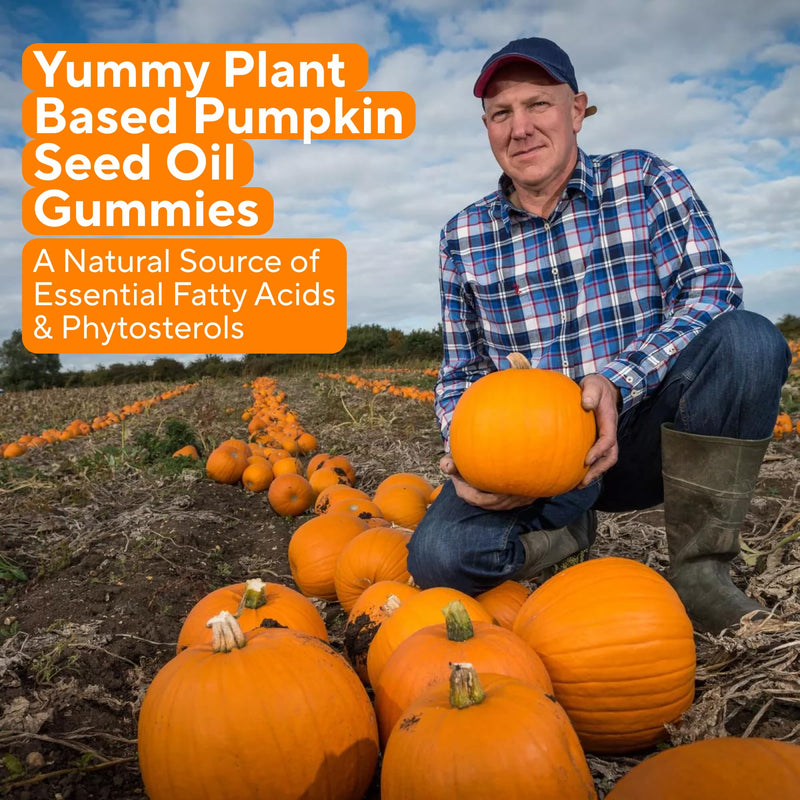 [Australia] - Sugar-Free Pumpkin Seed Oil Gummies ‚Äì 4000mg Extra Strength ‚Äì Hair Growth, Skin, Prostate & Bladder Support ‚Äì Vegan, Non-GMO, Delicious Orange Flavor ‚Äì 60 Gummies 