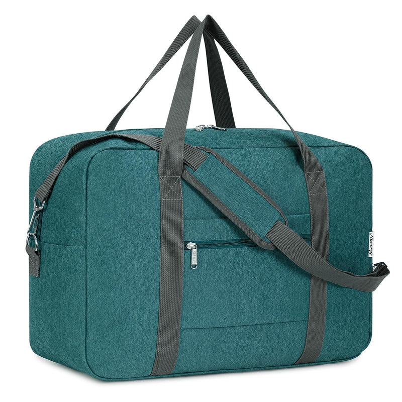Narwey Foldable Travel Duffel Bag With Toiletry Organizer Traveling Dopp Kit Shaving Bag