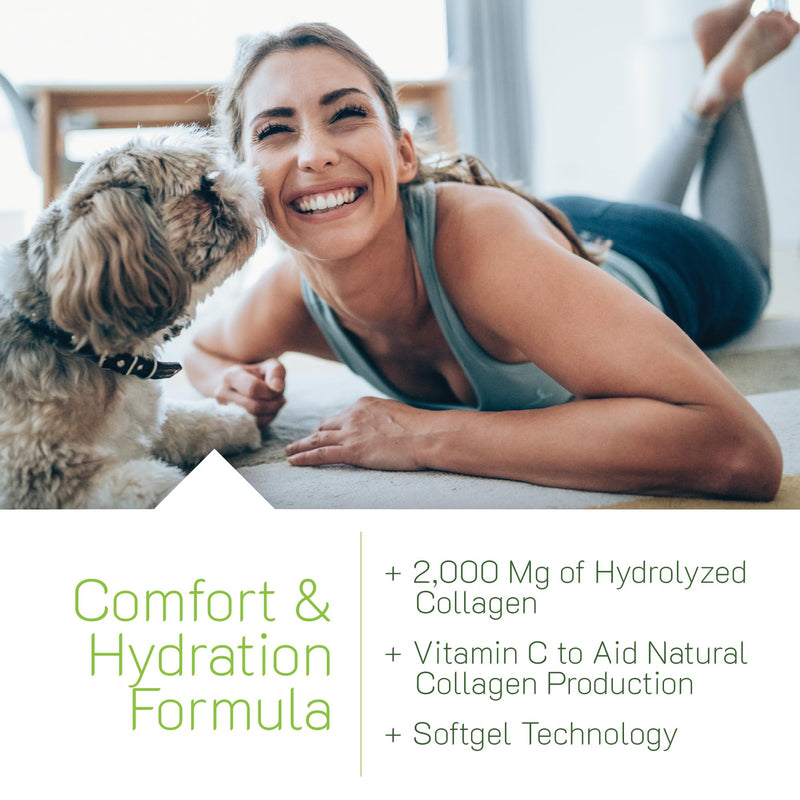 Irwin Naturals Deep Tissue Collagen-Pure Connective Tissue Support (2 Pack) | Structural Collagen Support | 2,000 mg Hydrolyzed Collagen | Joint & Skin Wellness | 2 X 80 Liquid Soft-Gels 80 Count (Pack of 2)