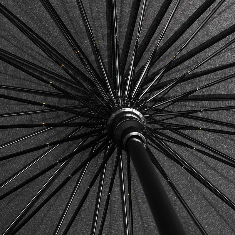 Samurai Umbrella Creative Semi-Automatic Katana,Gifts For Cosplay Decoration. Windproof Outdoor Umbrella.Sun Protection Umbrella Black. 16 Bone