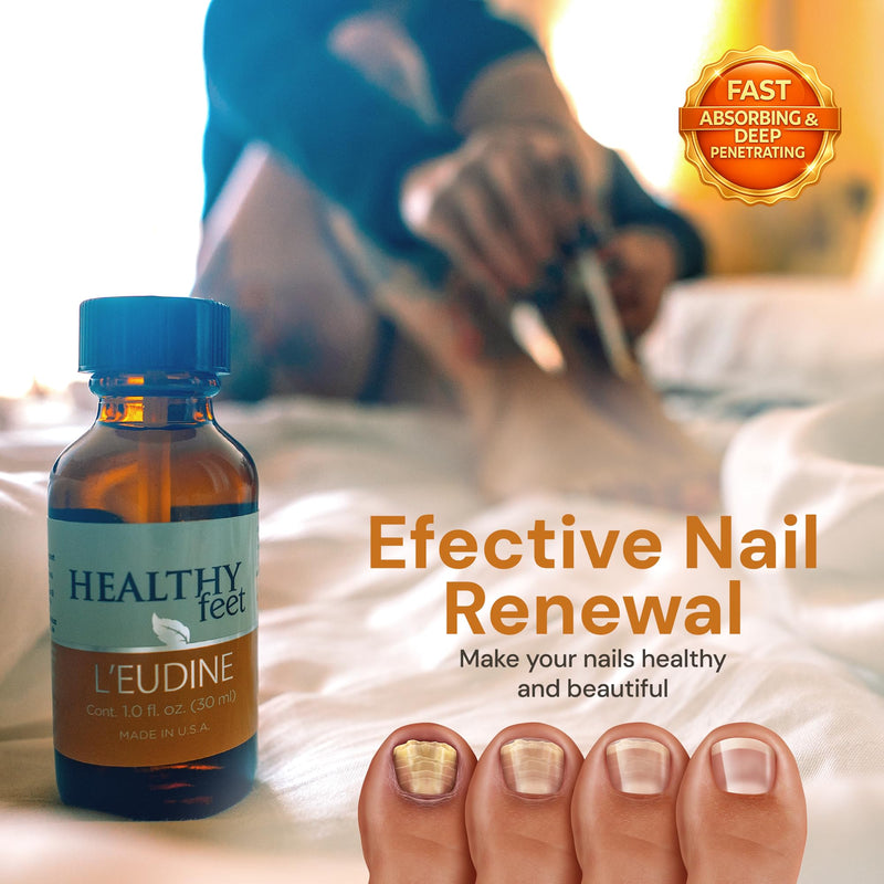 Healthy Feet Antifungal Gel for Toenails & Athlete’s Foot – Undecylenic Acid Treatment – Helps Eliminate Nail Fungus, Control Odor & Fight Foot Microorganisms – Fast-Absorbing Formula – 1 fl oz
