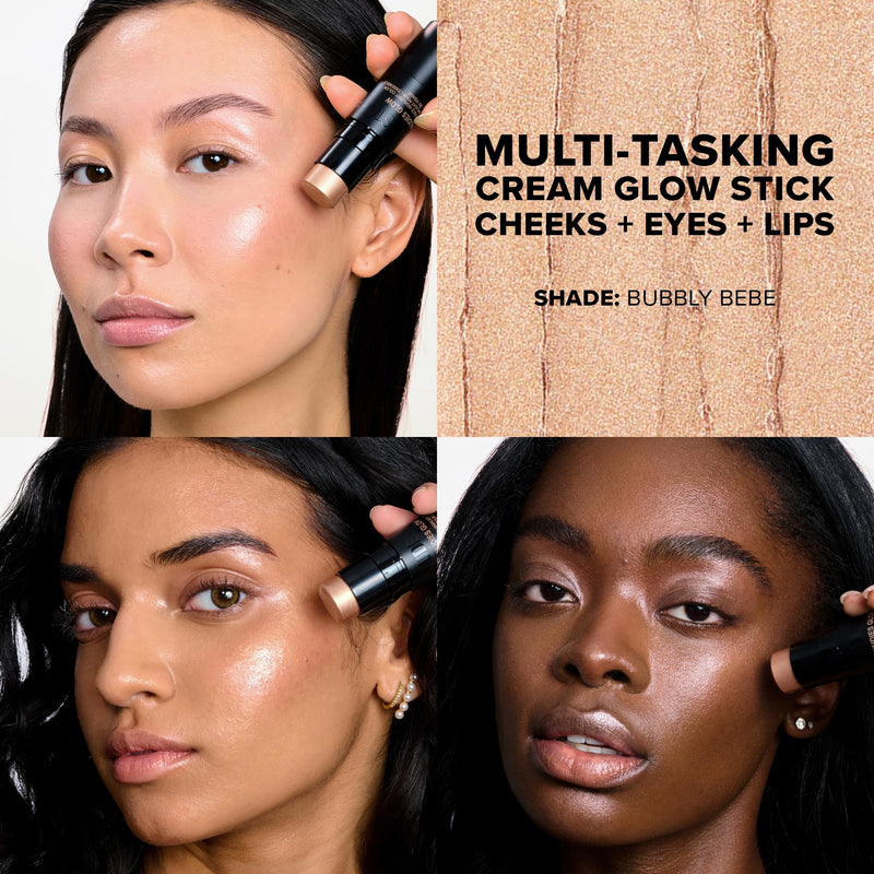 [Australia] - Nudestix Baby Nude Skin Kit – Full-Size Cream Blush & Highlighter Stick Duo for Natural Glow | Multi-Use Makeup for Cheeks, Lips & Eyes | Vegan, Cruelty-Free, Clean Beauty Essentials 