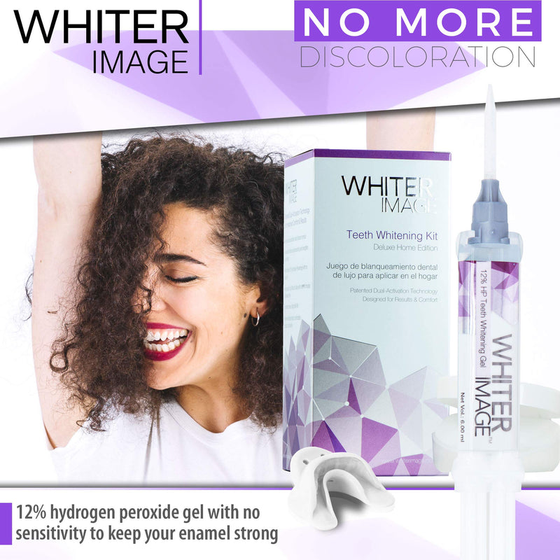 [Australia] - Deluxe Teeth Whitening Kit to Eliminate Teeth Discoloration While Fighting Plaque Bacteria, Teeth Whitening Set for A Stronger Enamel 