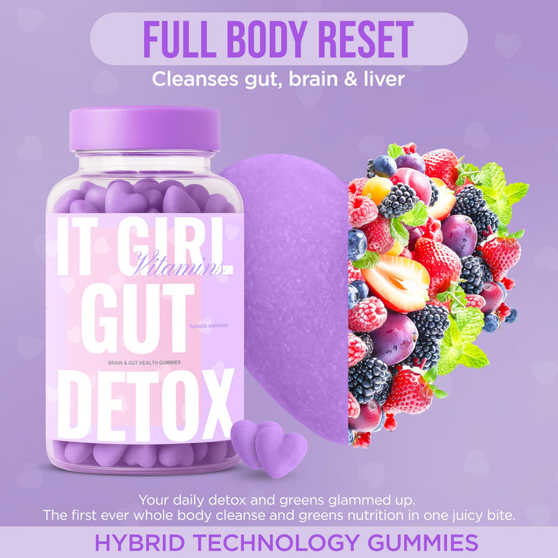 Organic Gut Health Gummies for Women & Teens – Pre + Probiotics & Digestive Enzymes – Superfoods Greens – Vegan Daily Digestive Supplement – All-in-One Organic Greens & Multi-Probiotic Daily Essential