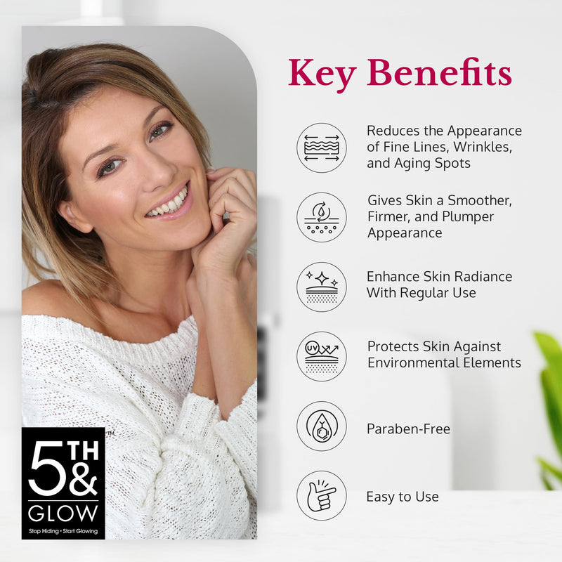 Glowic - Vitamin C Serum for Dark Spots and Fine Lines - Hyaluronic Acid | Antioxidant Serum, Dark Spot and Tone Support, Ferulic Acid and Niacinamide, Morning and Night, Cruelty-Free