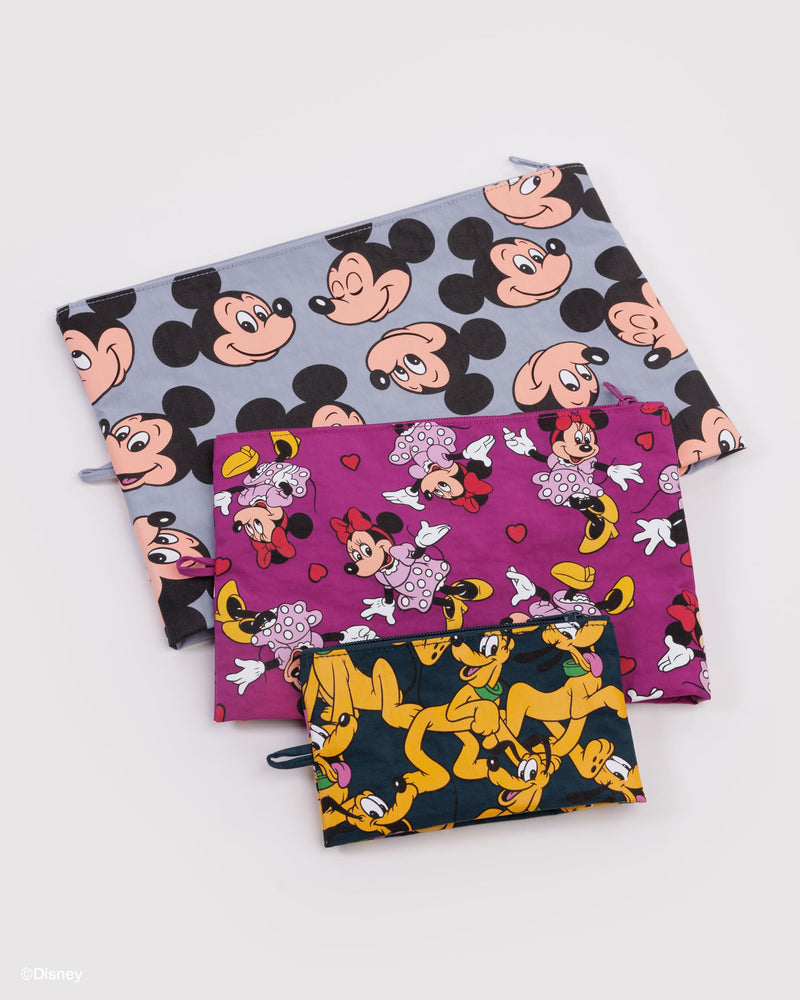 BAGGU Go Pouch Set Mickey, Minnie, & Pluto