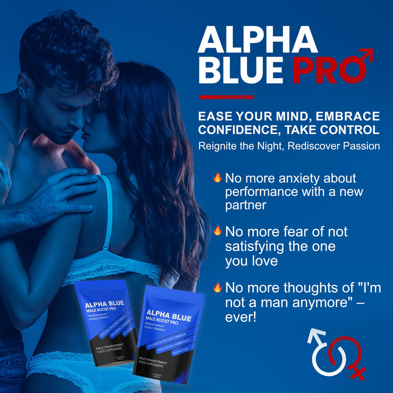 ALPHA BLUE Ginseng and Maca Tablets 100 mg - 30 Count - Herbal Food Supplement - Made in UK