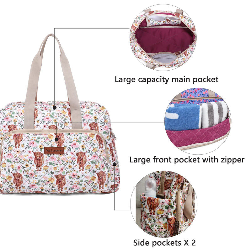 Foldable Travel Duffel Bag Tote for Spirit Airlines Carry on Bag Luggage Sport Duffle Weekender Overnight for Women and Girls (Beige) Beige