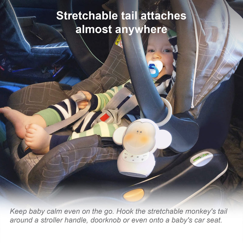 [Australia] - VTech DM1411 Audio Baby Monitor & Portable Soother Dual-Unit Rechargeable Battery, Long Range, Soft-Glow Night Light, Soothing Sounds & Lullabies, Digital Wireless Transmission, Sound Indicator 