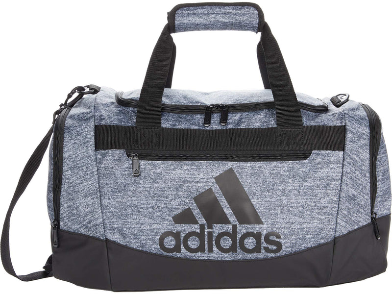 adidas Unisex Defender 4.0 Gym Duffel Bag for Men and Women Jersey Onix Grey/Black