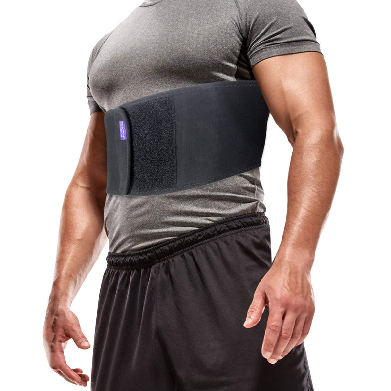 Everyday Medical Broken Rib Brace for Men and Women - Bamboo Charcoal Rib Support Compression Brace - accelerates The Healing of Cracked, Dislocated, Fractured and Post-Surgery Ribs - Large Large (Pack of 1)
