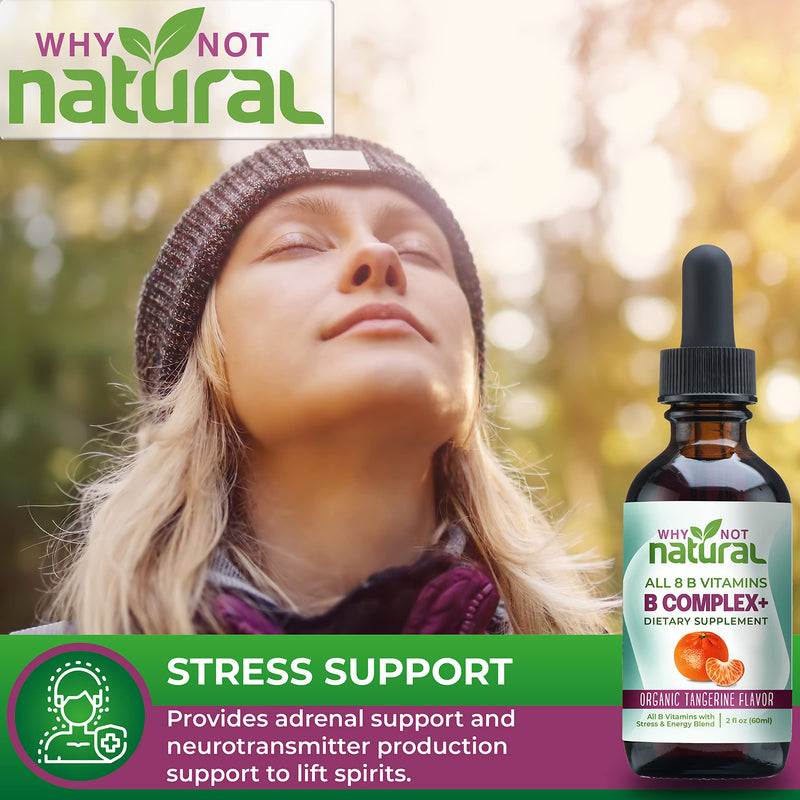 Why Not Natural B Complex and B12 Liquid Drops for Energy
