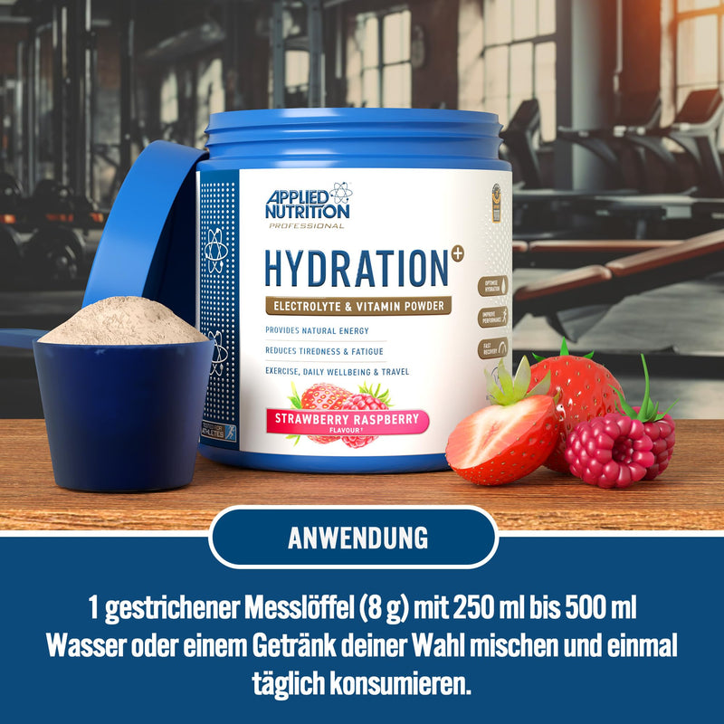 [Australia] - Applied Nutrition Hydration Electrolyte & Vitamin Powder - Natural Energy & Reduces Fatigue & Optimizes Hydration (30 Servings) (240g, Lemon & Lime) 240g 