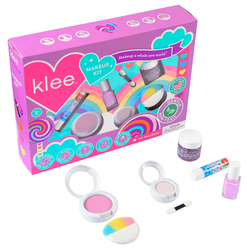 [Australia] - Klee Naturals Deluxe Makeup Kit. Kid-Friendly and Non-Toxic. Made in USA. (Lollipop Glow) Lollipop Glow 