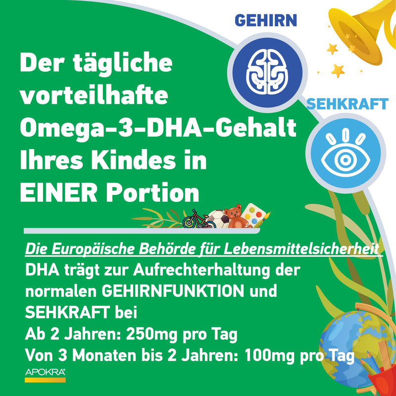 [Australia] - Omega 3 Vegan - Without fish taste - Vegan Omega 3 oil for infants, toddlers and children - Sustainable algae oil, alternative to fish oil - 50 ml | APOKRA Kids Vegan Omega 3 Algae Oil NATURAL ORANGE AROMA 50 ml (pack of 1) 