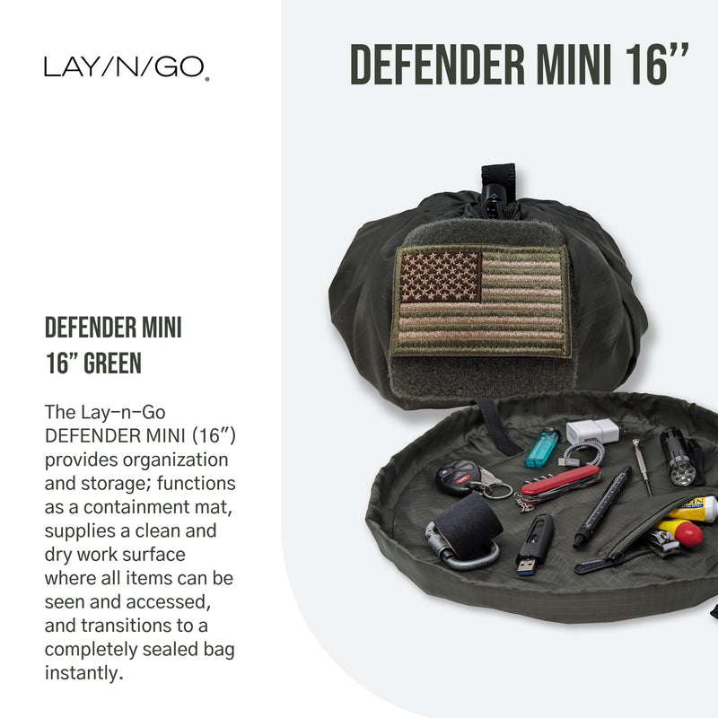 Lay-n-Go Makeup Bag & Travel Utility Bag Gift Set - 2 Pack - 16 inch Cosmetic Pouch Toiletry Bag with Gear, Accessory & Tool Bag with Pockets