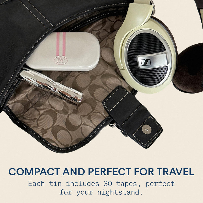 [Australia] - The Skinny Confidential Beauty Tape for Sleeping - Beauty Tape for Snoring Promotes Sculpted Jawline, Brighter Eyes, & Energy - Lip Plumping Sleep Beauty Tape Supports Stronger Chin Profile (30 Count) 