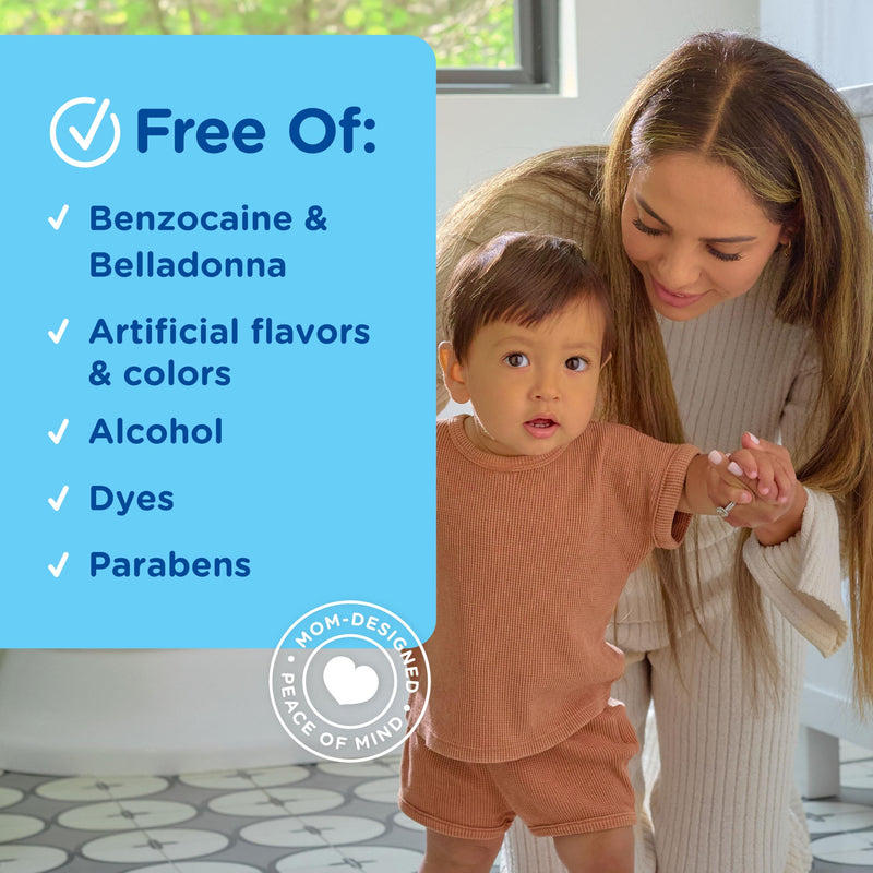 [Australia] - Mommy's Bliss Little Gums Soothing Oral Tablets, Great for Teething Babies, Benzocaine-Free & Sugar-Free, 2 Months+, 1 Bottle (140 Tablets) 
