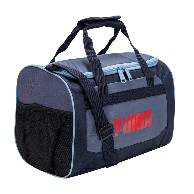 PUMA Kids' Transformation 14" Duffel Bag One Size Navy/Red