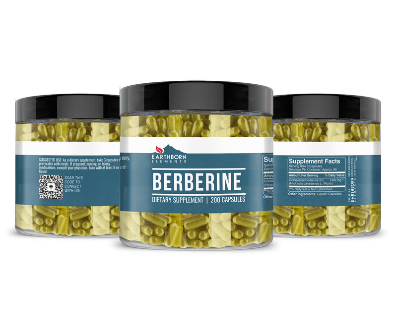 [Australia] - Earthborn Elements Goldenseal Berberine, Pure & Undiluted, No Additives (200 Count) 