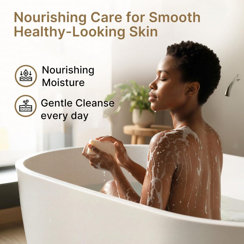 Shea Butter & Castor Oil Soap Bar - Advanced Hydration & Gentle Skin Cleansing Moisturizing Face & Body Wash - Natural Korean Cold-Pressed Formula with Castile Oil, Vitamin E & Aloe Vera - 2 Pack G11 Shea Butter Castor Oil 2 Pack