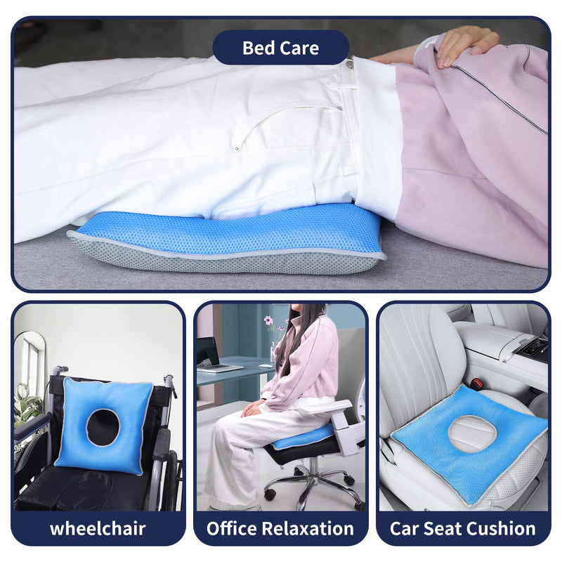 [Australia] - Tailbone Pain Relief Cushion,Donut Pillow for Anti-Bedsore,Wheelchair Seat Cushion,Comfortable Lift Pillow for Legs and Buttocks, Seat Cushions for Office Chair,Wheelchair, Car,Bed 