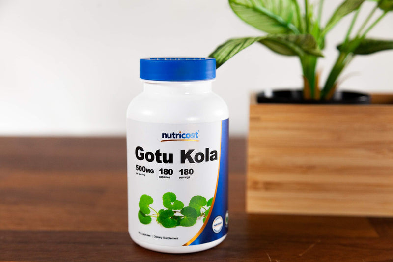[Australia] - Nutricost Gotu Kola 500 MG, 180 Capsules - Vegetarian Capsules, Gluten Free, Non-GMO 