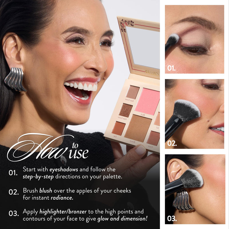 [Australia] - LAURA GELLER NEW YORK Annual Party in a Palette Full Face Palette Set (01 Ready to Jetset!) 01 Ready to Jetset! 