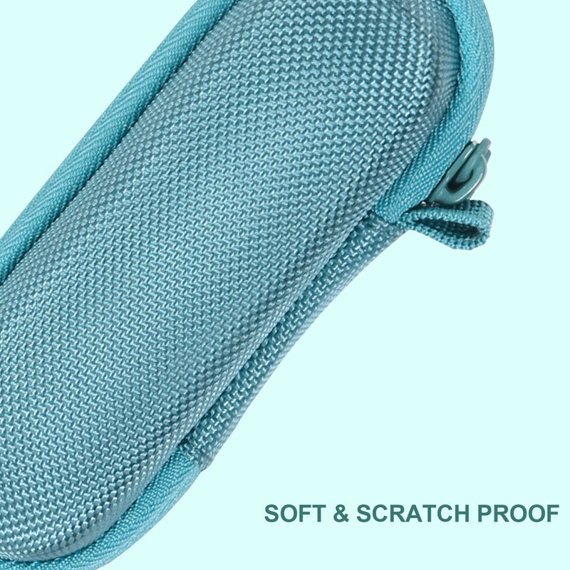 co2CREA Hard Case and Replacement Head Compatible with Finishing Touch Flawless Facial Hair Remover Electric Face Razor Women (Parisian Blue Case + Replacement Head) Parisian Blue Case