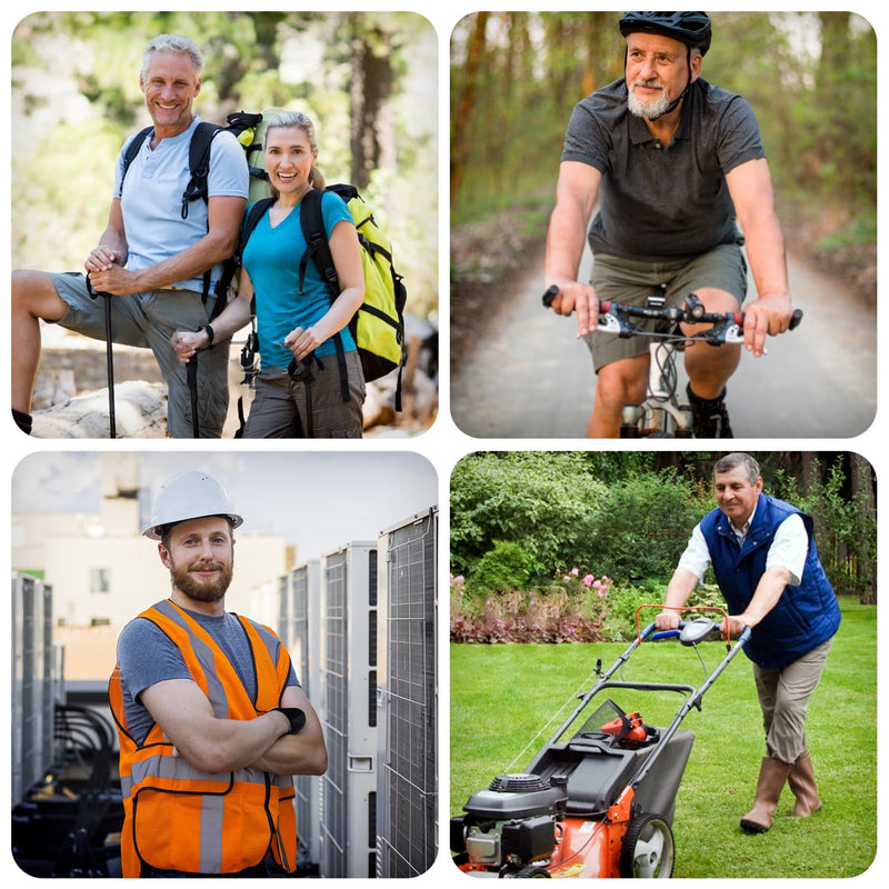 Single/Double Inguinal Hernia Belt for Men, Groin Hernia Support Truss for Men Pain Relief Recovery, Adjustable Hernia Support Brace with 2 Removable Compression Pads, Comfortable Elastic Material M(Hip:30.7"-43")