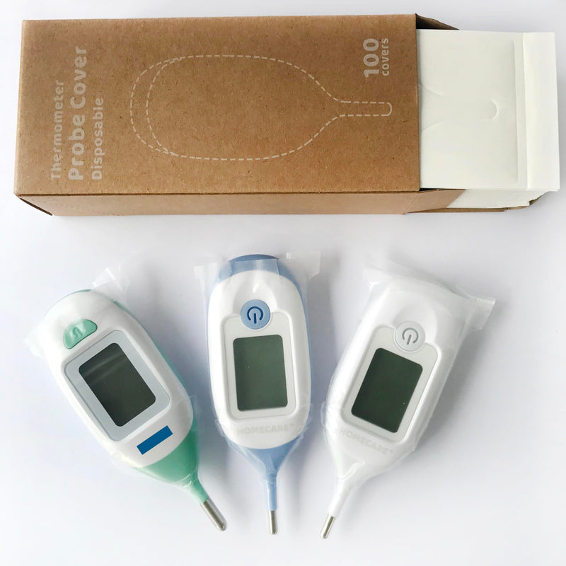 [Australia] - Disposable Cover for Rectal Thermometers - Special for Large Display & Short Probe Baby/Pet Rectal Thermometers (Covers -100 pcs) 