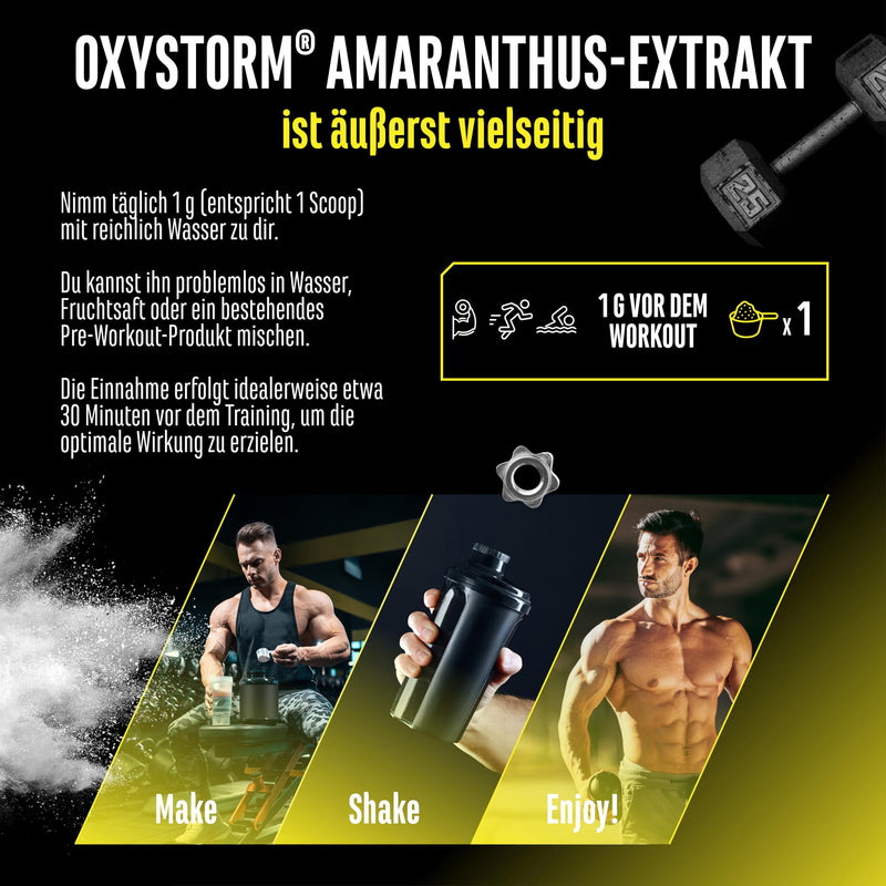 [Australia] - Nitrate Powder (Oxystorm®) 75 g - Pure Amaranthus Leaf Extract Powder - Ideal for Pre Workout Booster - Pure Powder - Vegan 