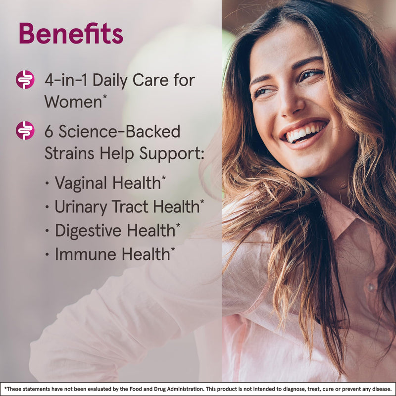 [Australia] - Jarrow Formulas Fem-Dophilus Advanced Probiotics 10 Billion CFU With 6 Science-Backed Strains, Dietary Supplement for Vaginal, Urinary Tract and Digestive Support, 30 Veggie Capsules, 30 Day Supply 