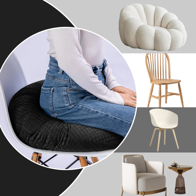 [Australia] - BBL Pillow After Surgery for Butt to Sleep, Brazilian Butt Lift Recovery Post Surgery Pillow for Sitting Sleeping Driving, Donut Pillow for Woman Lumbar Back Cushion Seat (Black) Black 