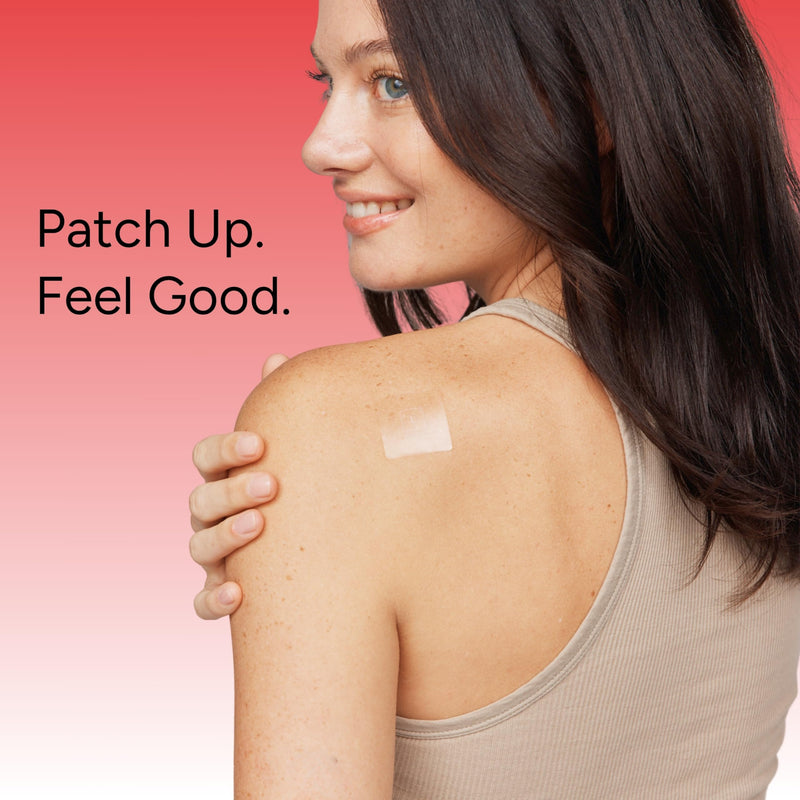 The Patch Remedy Energy Patches | 30 Topical Patches | Caffeine from Guarana, Taurine, Vitamin B6, Vitamin B3, Vitamin B5, Green Tea | 12-24 Hours