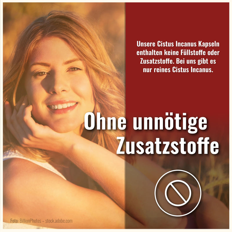 [Australia] - Cistus Incanus capsules - 180 capsules - 860mg per daily dosage - Vegan - Cistus capsules - Cystus 