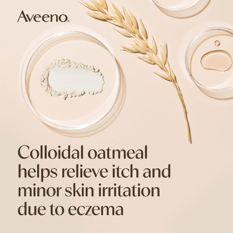 Aveeno Eczema Therapy Nighttime Itch Relief Body Balm, Colloidal Oatmeal Cream for Itchy Skin Relief, Moisturizing Balm for Sensitive, Eczema-Prone Skin, Steroid- & Fragrance-Free, 11 Oz