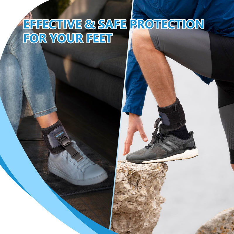 [Australia] - joingood AFO foot lift orthosis for walking, foot splint with shoes for foot drop, orthosis foot lift weakness for Achilles tendon, stroke, dorsiflexion of the foot, foot orthosis for left & right (L/XL) L/XL 